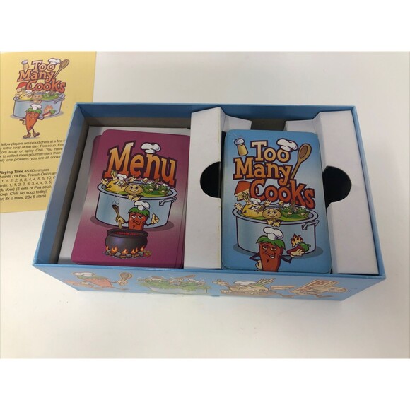 Too Many Cooks Card Game 2002 by Reiner Knizia R&R Games HTF RARE Complete - Picture 6 of 8